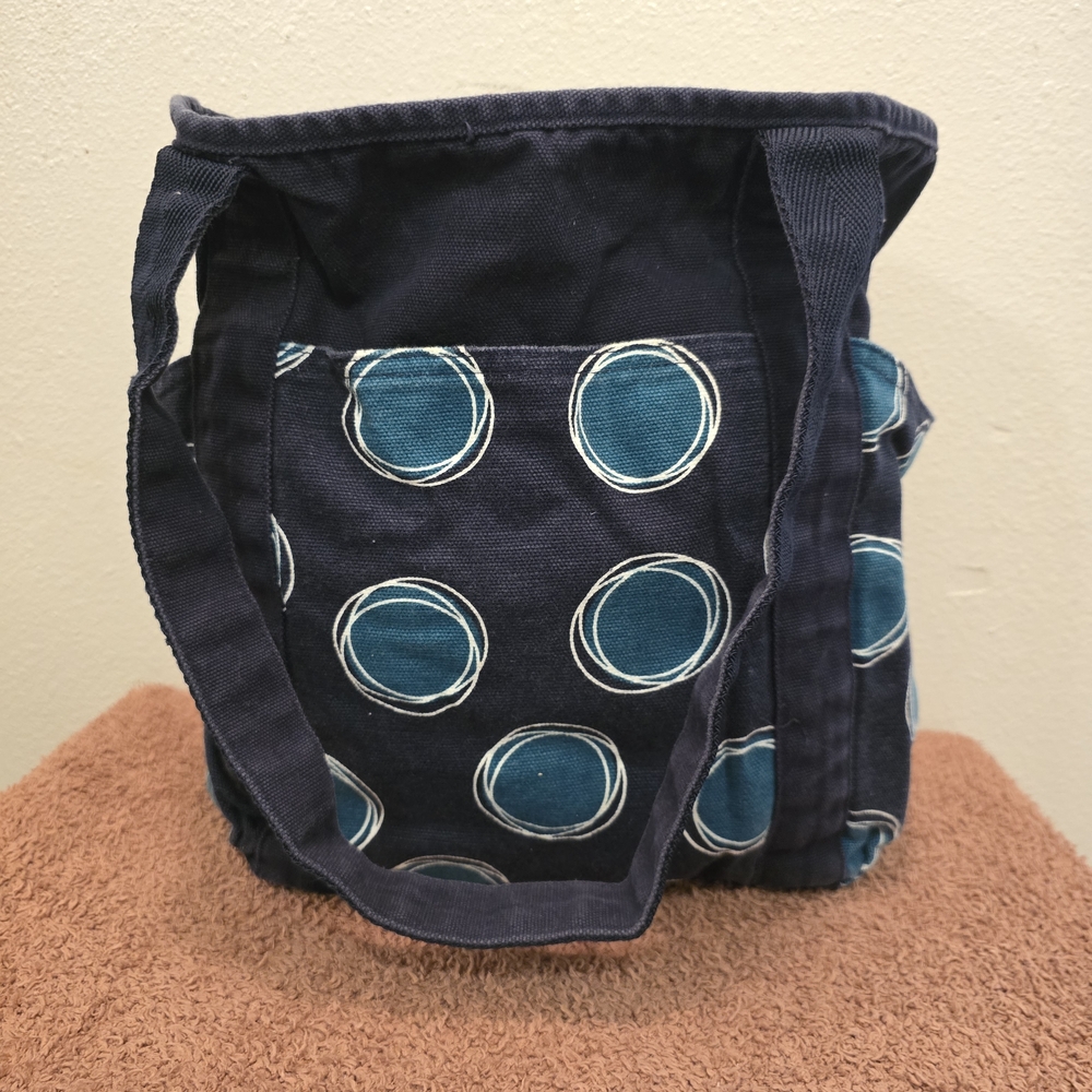 Thirty-One Navy and Teal Tote Bag